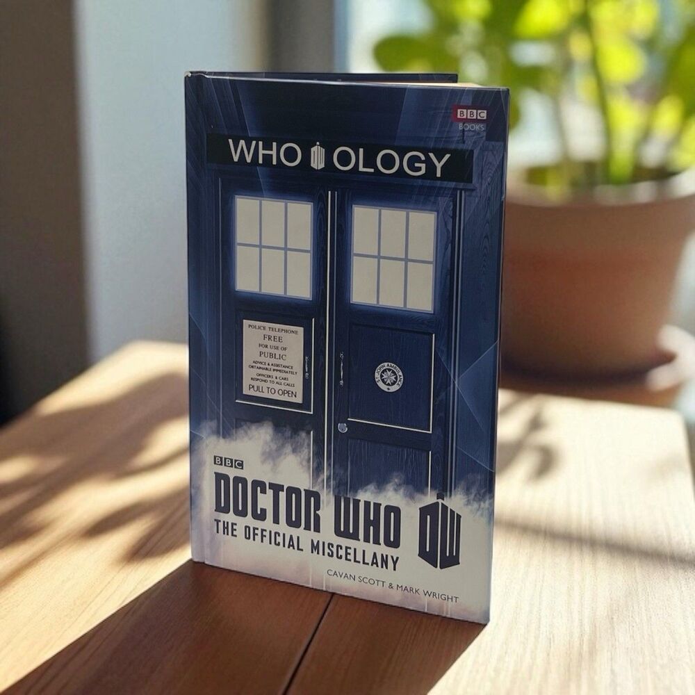 Doctor Who Book Hardcover BBC Who-ology TARDIS SciFi Fandom Gift Guide Book